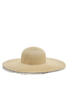 Guess Kapelusz Fedora AW9499 COT01 Beżowy - Czapki damskie - miniaturka - grafika 1