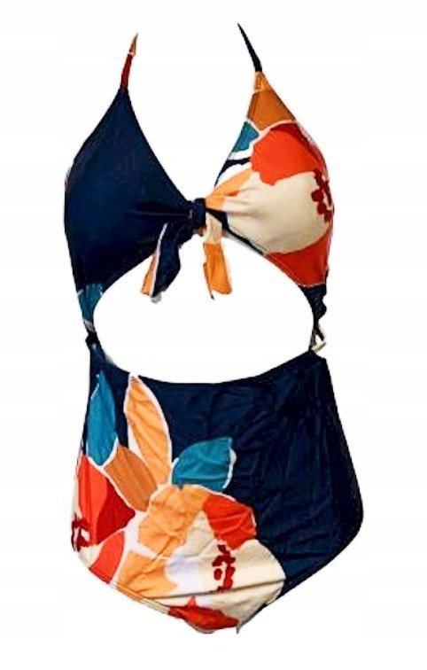 STRÓJ KĄPIELOWY JEDNOCZĘŚCIOWY PLUS SIZE KWIAT XXL