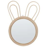 Lustra - Rattanowe Lustro Ścienne Królik Ø 28 Cm Naturalne Golong - miniaturka - grafika 1