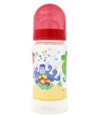 Butelki dla niemowląt - Poupy Poupy, Butelka do karmienia z szeroką szyjką, 0m+, Czerwona, 300 ml - miniaturka - grafika 1