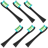 Końcówki do szczoteczek elektrycznych - 6x końcówki CZARNE do szczoteczki sonicznej Oclean SE / X / X PRO / X PRO Elite / X PRO Digital / X10 / One / Air / Z / F1 / FLOW / Endurance - Rept.. - miniaturka - grafika 1