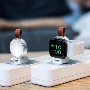 Baseus Dotter mini bezprzewodowa ładowarka indukcyjna Qi 2.5W do Apple Watch biały (WXYDIW02-02) - Ładowarki do telefonów - miniaturka - grafika 11