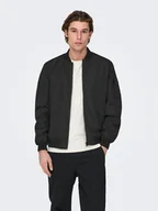 Kurtki męskie - Only & Sons Kurtka bomber Joshua 22023287 Czarny Regular Fit - miniaturka - grafika 1