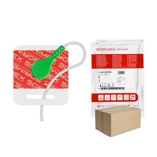 Elektrody pediatryczne do holtera EKG EK-S 39 PSG pianka żel stały 39mm x 36mm 50szt wielopak 30op - Meble i wyposażenie gabinetów medycznych - miniaturka - grafika 1