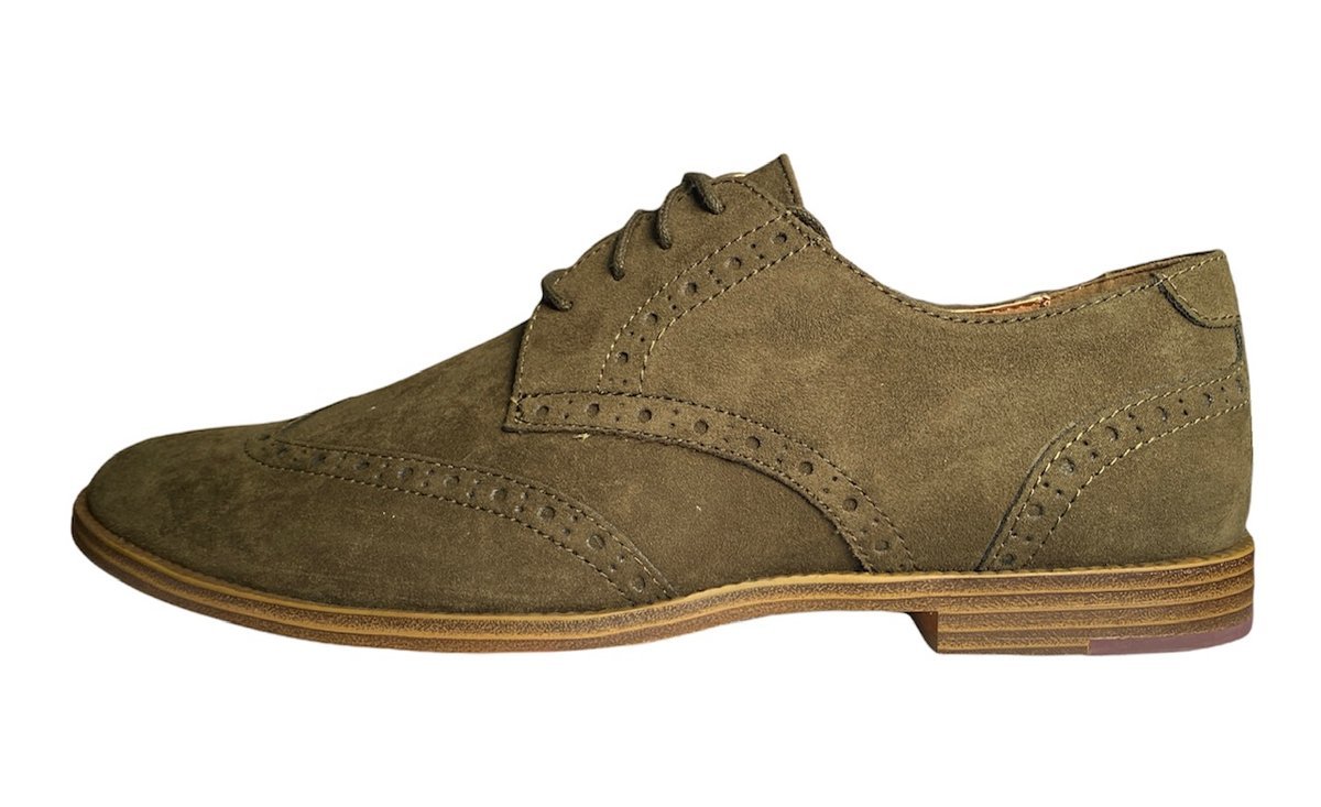 Find. Półbuty męskie Alvin Micro Suede 43 zielone khaki