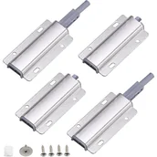 Zawiasy, okucia i inne akcesoria - Zatrzaski do szafek Push, zamki dotykowe, okucia do drzwi kuchennych, szuflad, zatrzaski Push (4 sztuki) - miniaturka - grafika 1