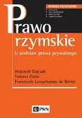 E-booki - prawo - Prawo rzymskie. U podstaw prawa prywatnego - miniaturka - grafika 1