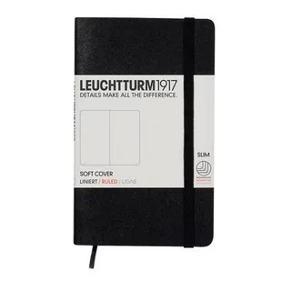 Leuchtturm, Notes Pocket, 121 stron, gładki, czarny - Notesy i bloczki - miniaturka - grafika 1
