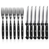 Zestawy sztućców - Zestaw Sztućcy Bbq Pizza 12 Elem. Na Grilla Piknik - miniaturka - grafika 1