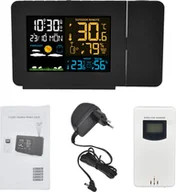 Stacje pogodowe - Termometr wewnętrzny i zewnętrzny, inteligentne urządzenie, technologia czujników bezprzewodowych, A - miniaturka - grafika 1