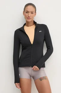 Under Armour bluza treningowa Motion EMEA kolor czarny gładka 1388650 - Bluzy damskie - miniaturka - grafika 1