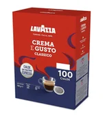 Kawa w kapsułkach i saszetkach - LAVAZZA CREMA E GUSTO CLASSICO saszetki ESE 44mm 100 szt. - miniaturka - grafika 1