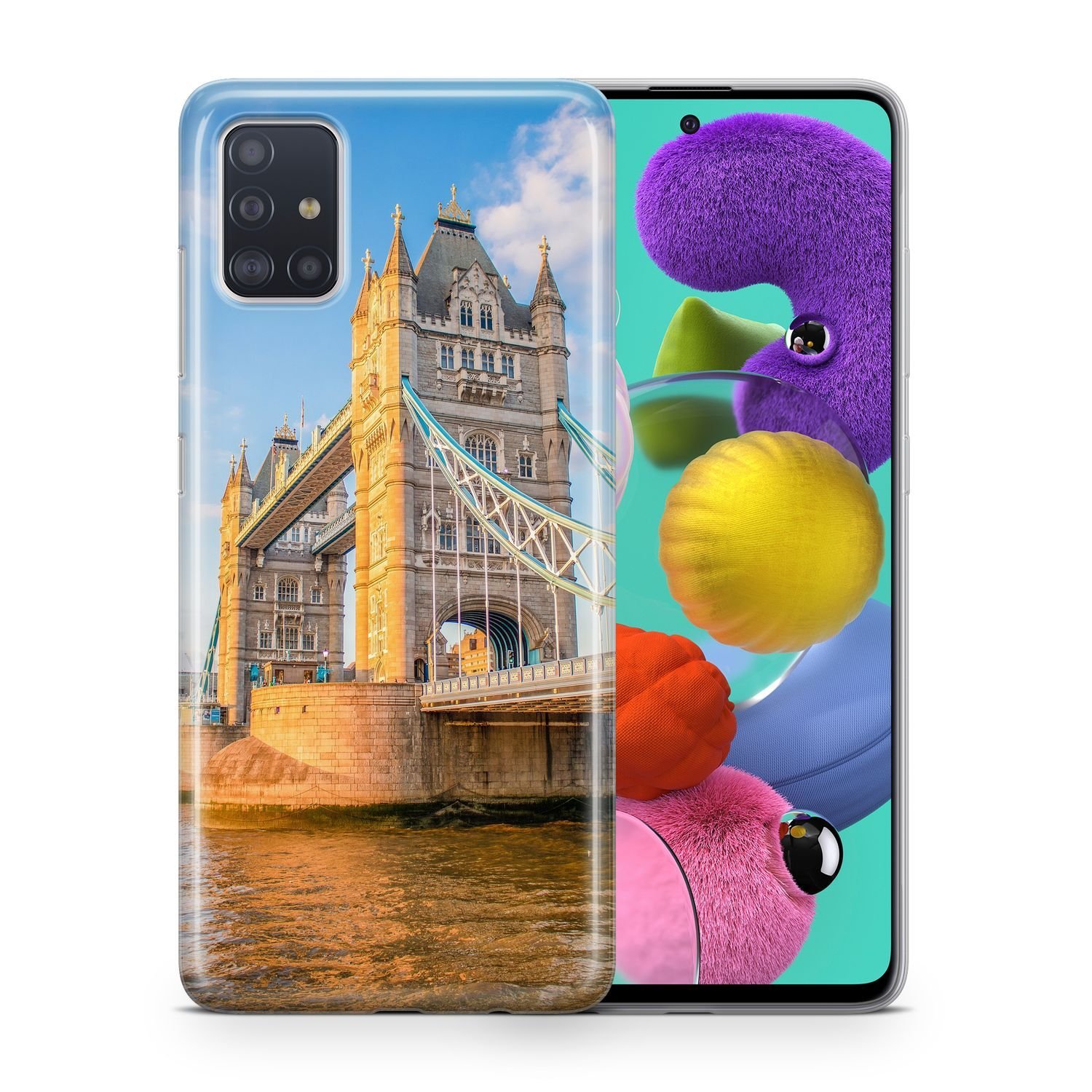 Etui na telefon komórkowy Pokrowiec ochronny na Samsung Galaxy S9 Pokrowiec na etui Bumper Cases TPU, Model: Samsung Galaxy S9, Wybierz motyw: Tower Bridge