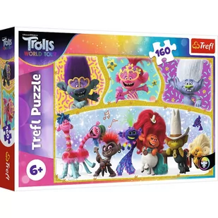 Trefl Puzzle 160 elementów. Trole. Wesoły Świat Troli - Puzzle - miniaturka - grafika 2