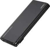 Powerbanki - Powerbank Veger VEGER powerbank 25 000 mAh z wbudowanymi kablami Typ C / Lightning PD 130W TCE130 W2503 czarny - miniaturka - grafika 1