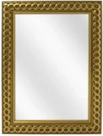 Lustra - Złote lustro glamour w dekoracyjnej ramie G9-M22 - miniaturka - grafika 1