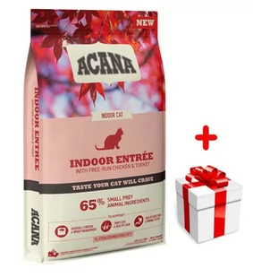 ACANA Indoor Entree Cat 4,5kg + niespodzianka dla kota GRATIS! - Sucha karma dla kotów - miniaturka - grafika 1