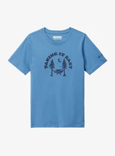 Koszulka chłopięca Columbia Valley Creek Short Sleeve Graphic Shirt - skyler/sloth - Koszulki i topy damskie - miniaturka - grafika 1