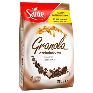 Sante GRANOLA CZEKOLADOWA 350g - Płatki śniadaniowe i musli - miniaturka - grafika 1