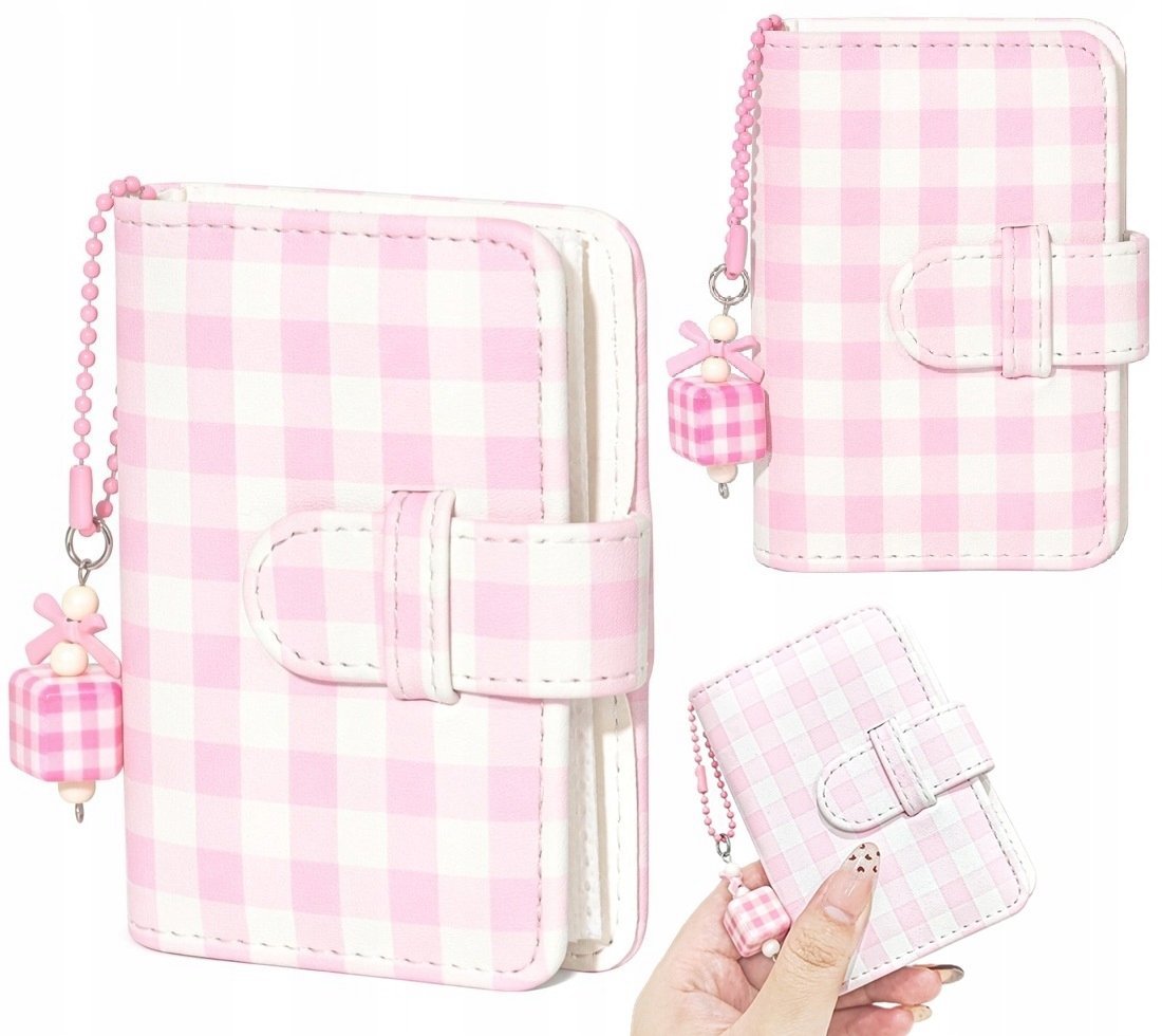 LoveInstant Kieszeniowy Album Na 28 Zdjęcia Instax Mini 12 40 11 99 41 Evo Liplay Zink / Kratka / Różowy