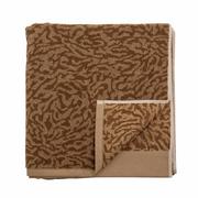 Ręczniki - Ręcznik Kaysa, brązowy, bawełna, dł. 140 x szer. 50 cm Bloomingville - miniaturka - grafika 1