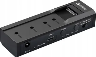 HUB USB Sandberg USB-3 Cloner+Dock M2+NVMe+SATA - Huby USB - miniaturka - grafika 1