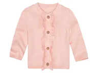 Bluzy i sweterki niemowlęce - lupilu® Sweterek niemowlęcy dla dziewczynki z biobawełny (86/92, Różowy) - miniaturka - grafika 1