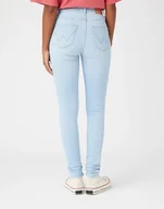 Spodnie damskie - WRANGLER HIGH RISE SKINNY SOFT BLUE W27HZI44B 24/32 - miniaturka - grafika 1