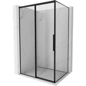 Kabiny prysznicowe - Mexen Rox kabina prysznicowa rozsuwana lewa 110 x 70 cm, czarna ramka, czarna - 8C2-110-070-70-70-L - miniaturka - grafika 1