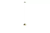 Lampy sufitowe - Metalowa lampa wisząca Gulia AZ4980 nowoczesna złota - miniaturka - grafika 1