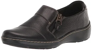 Clarks Cora Harbor klapki damskie, czarna skóra, 38.5 EU - Klapki i japonki damskie - miniaturka - grafika 1