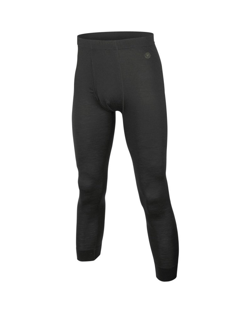 KALESONY TERMOAKTYWNE MĘSKIE LASTING ATOK 100% MERINO WOOL CZARNY (9090) S