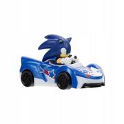Samochody i pojazdy dla dzieci - Sonic The Hedgehog: Pojazd Autko Sonic Speed Star 1:64 - miniaturka - grafika 1