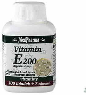 Witamina E 200, 107kaps - Witaminy i minerały - miniaturka - grafika 1