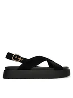 Sandały damskie - JENNY Sandały HY69916-3 Czarny - miniaturka - grafika 1