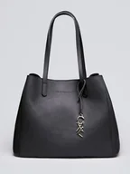 Torebki damskie - CXL by Christian Lacroix Skórzana torebka w kolorze czarnym - 39 x 29 x 20 cm - miniaturka - grafika 1