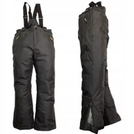 Spodnie narciarskie - Spodnie NARCIARSKIE Zimowe OCIEPLANE Szelki CZARNE ( 8 ) 130 - miniaturka - grafika 1