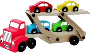 Bino Laweta z autami 9 szt. 84075 - Samochody i pojazdy dla dzieci - miniaturka - grafika 1