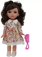 Lalki dla dziewczynek - Askato Lalka 27 cm w sukience 500-6 09363 - miniaturka - grafika 1