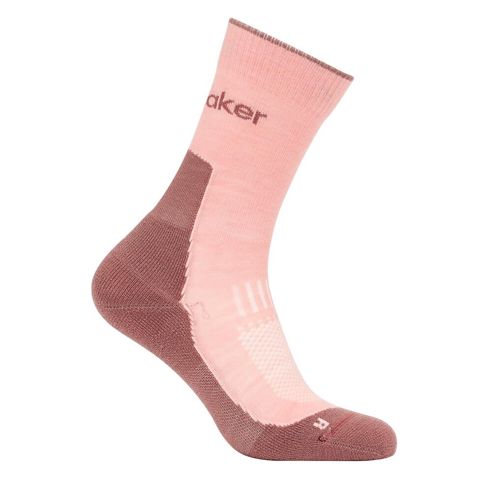 Skarpetki damskie Icebreaker Merino Hike+ Light Crew Blush/Summit S