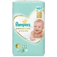 Pieluchy - Pampers Pieluchy jednorazowe Premium Care 3 Midi 5-9 kg 60 sztuk) - miniaturka - grafika 1