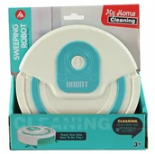 Zabawy w naśladowanie dorosłych - ODKURZACZ DLA DZIECI JEŻDŻĄCY ROBOT SPRZĄTAJĄCY JAK PRAWDZIWY - miniaturka - grafika 1