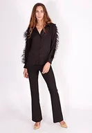 Koszule damskie - SOHUMAN FLOPSCAMISA Koszula damska Niebieski, L, niebieski, 40 - miniaturka - grafika 1