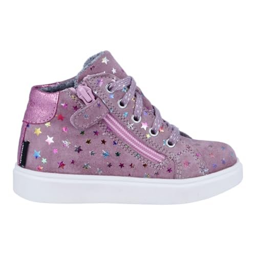 Richter Buty dziecięce dla chłopców i dziewczynek, Flora Sneaker, Mauve/Candy, 25 EU, Mauve Candy, 25 EU