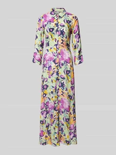 Sukienki - Długa sukienka z listwą guzikową model ‘SAVANNA’ - grafika 1