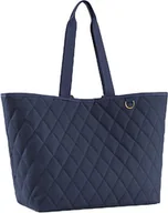 Torby i wózki na zakupy - Torba Shopper Classic XL granatowa pikowana - miniaturka - grafika 1