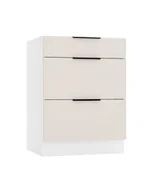 Szafki kuchenne - Szafka Dolna Alto 3 Szuflady 60X82 Laminat Kaszmir - miniaturka - grafika 1