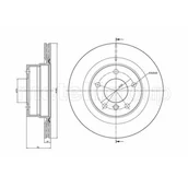 Tarcze hamulcowe - METELLI Tarcza hamulcowa 23-1014C - miniaturka - grafika 1