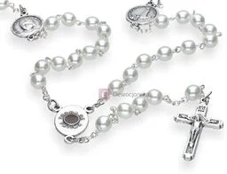 Różaniec perłowy Dzieci Fatimy - 48cm - Różańce - miniaturka - grafika 1