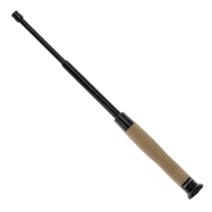 Pałka teleskopowa ESP Easy Lock Ergonomic Triangle End hartowana 18" - Khaki/Black - Pałki obronne - miniaturka - grafika 1